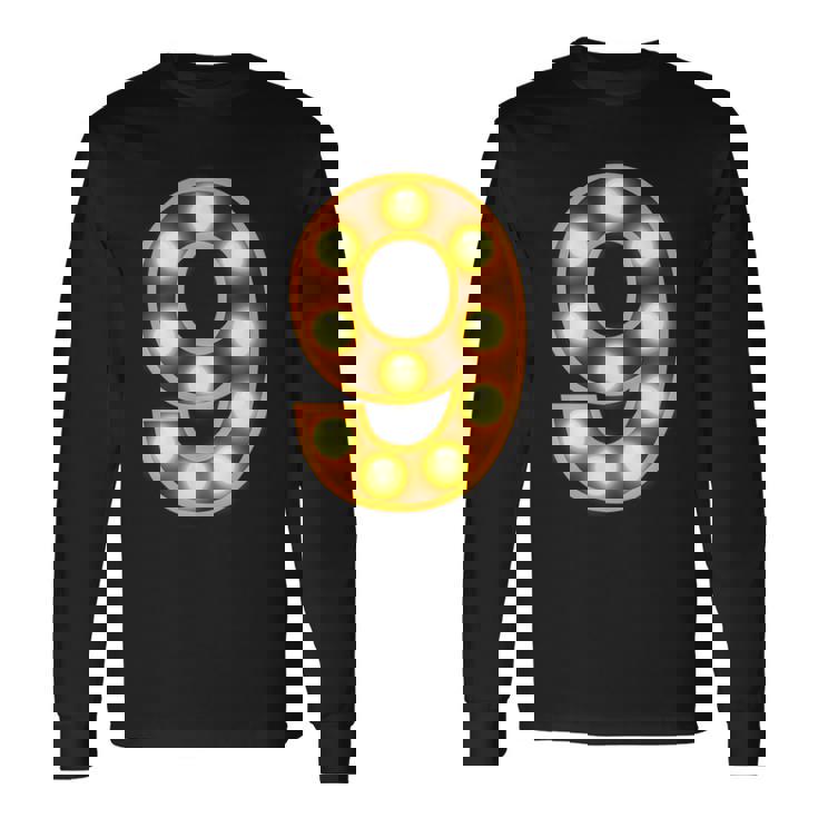 9周年記念 9回目 結婚9周年記念 長袖Tシャツ