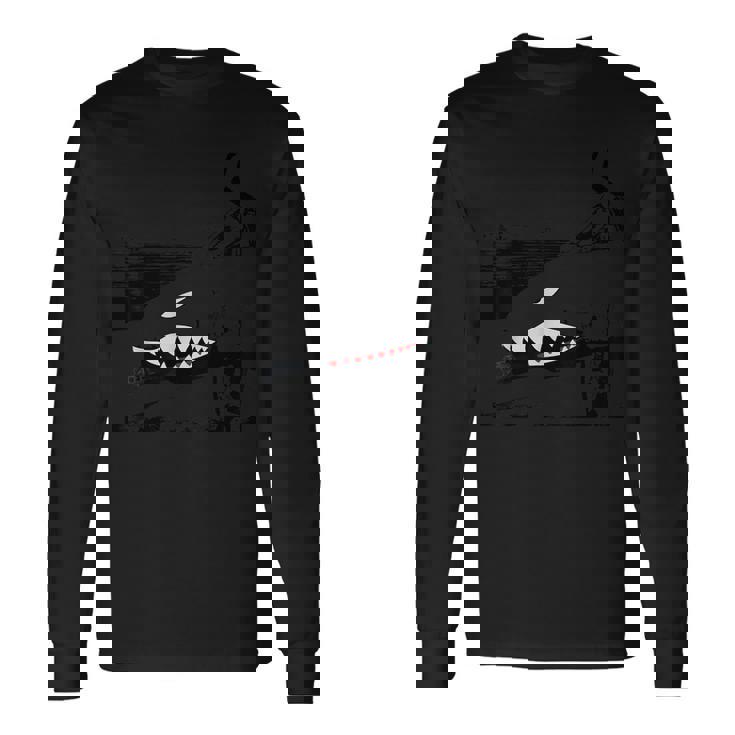 A-10Warthogusa戦闘機ジェットタンクバスターa-10サンダーボルト 長袖Tシャツ