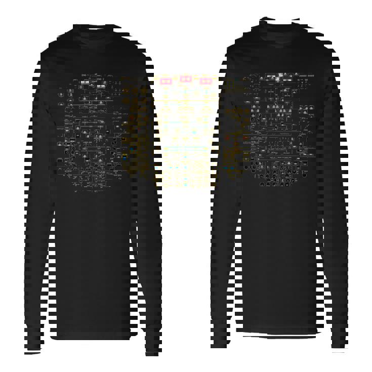 A320 オーバーヘッドパネル ライト付き 航空旅客機パイロット 長袖tシャツ 長袖Tシャツ