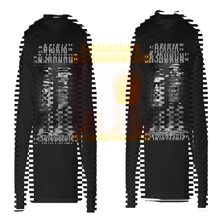 Ai Generate Meme イタリアン ブレイン ガラマラマン マドゥドゥングダン 長袖Tシャツ