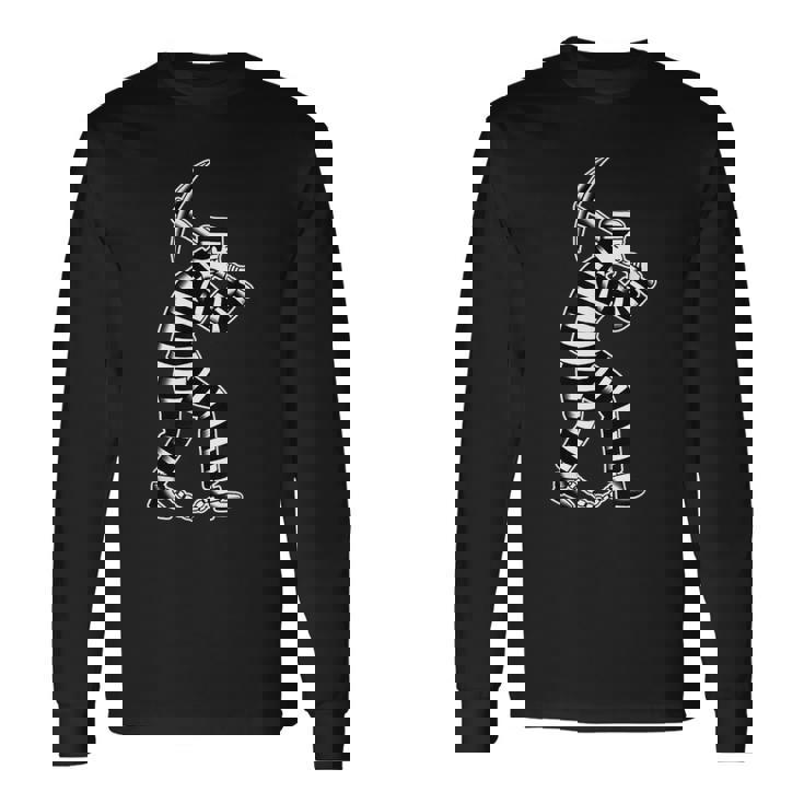 Alcatraz 刑務所 囚人 受刑者 長袖Tシャツ