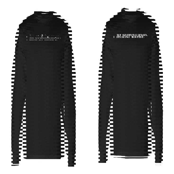 I Amatoshi Nakamoto クラシックスタイル 長袖Tシャツ