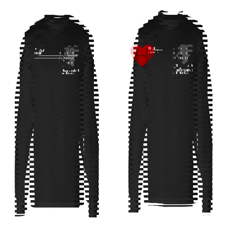 And I'm Back 心臓専門医 心臓サバイバー 心臓病患者 心臓 長袖Tシャツ