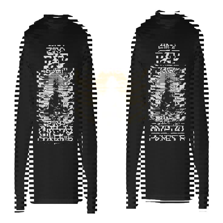 Anime Dad Japan Animeamurai Father Manga Festa Del Papà Maglietta a maniche lunghe