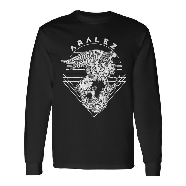 Aralez Arménie Ancien Assyrie Ailé Mythologique T-shirt à manches longues