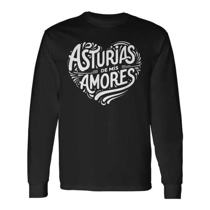 Asturias De Mis Amores Camiseta de manga larga
