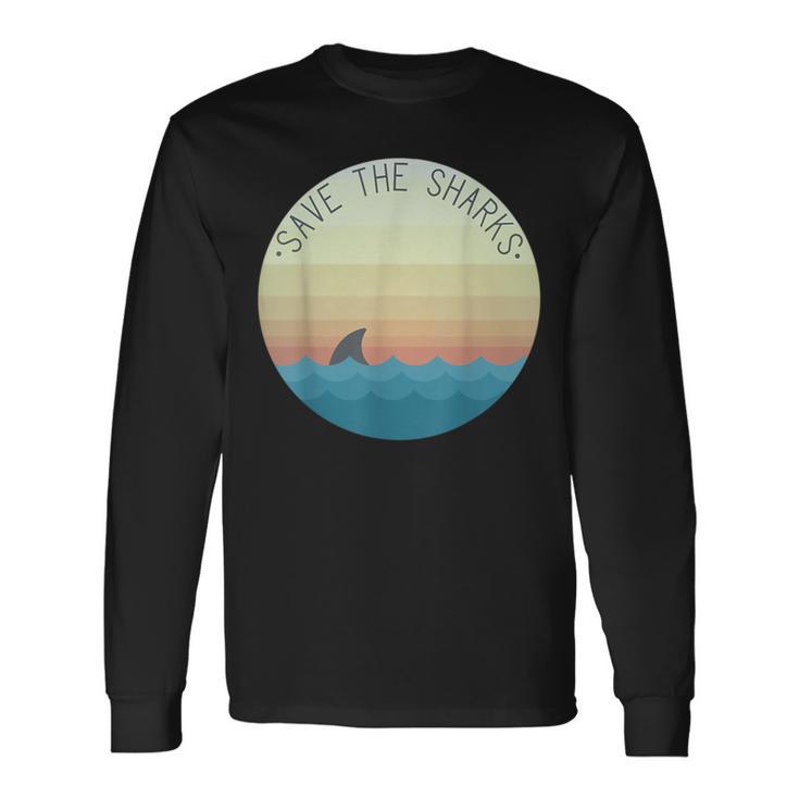 Ave Theharks Pour Amateurs De Requins T-shirt à manches longues