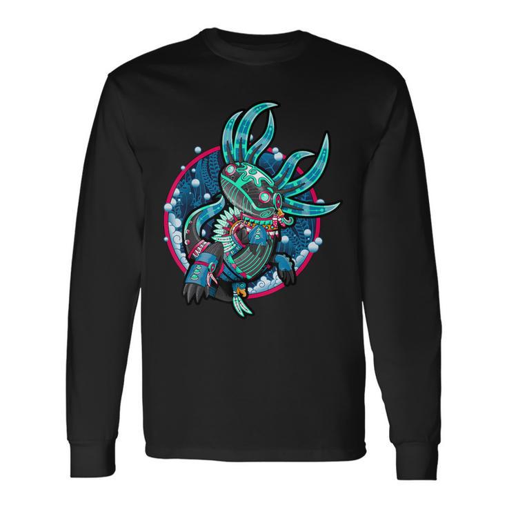 Axolotl Pastel Cute Axolotl Diseño Gráfico Camiseta de manga larga