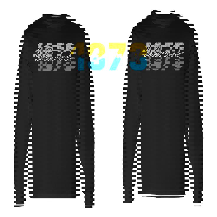 Bahamas Independence Day 1973 Bahamas Flag 50th Celebration Long Sleeve T-Shirt