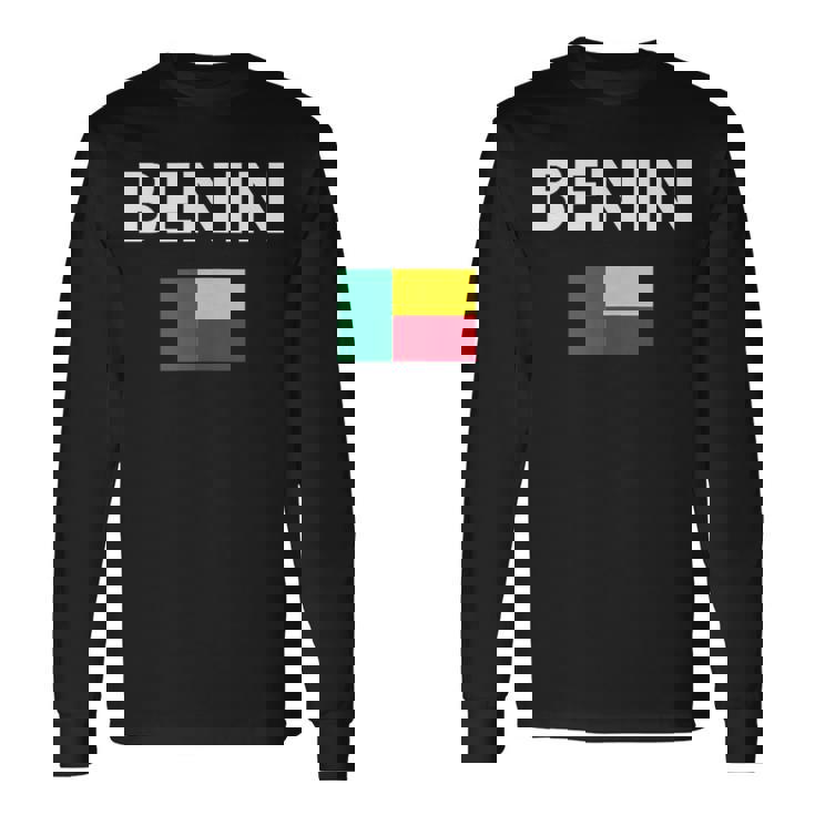 Benin Flag Country Nation Tank Top Long Sleeve T-Shirt