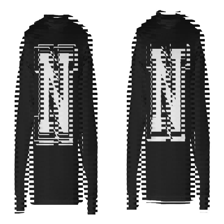 Best Friendshipseven Letters N From Friends 長袖Tシャツ