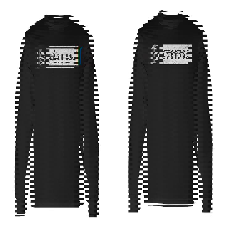 Betamaxideo Homeystemcr ノスタルジア 長袖Tシャツ