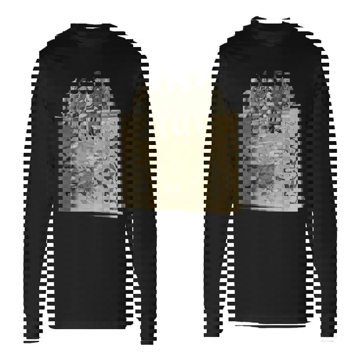 Big Oz Book オズの魔法使い ドロシー・トト ブリキの人 ライオン かかし 長袖Tシャツ