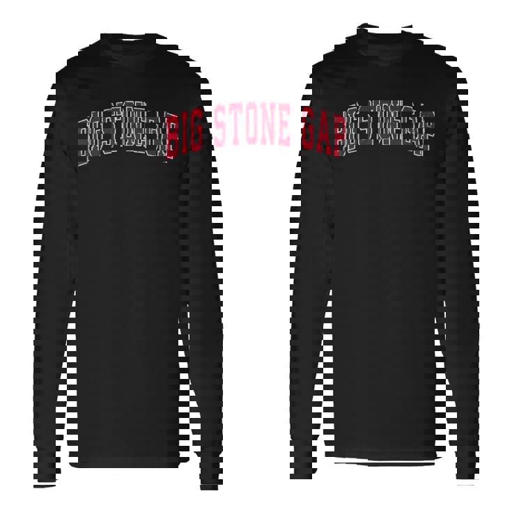 Bigtone Gap バージニアa ヴィンテージ スポーツデザイン レッドデザイン 長袖Tシャツ