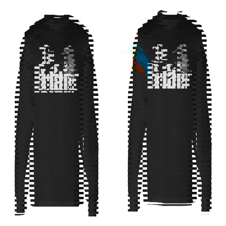 The Birdfather シャツ バードウォッチング ファニー ミーム バーダー ダディ 長袖Tシャツ