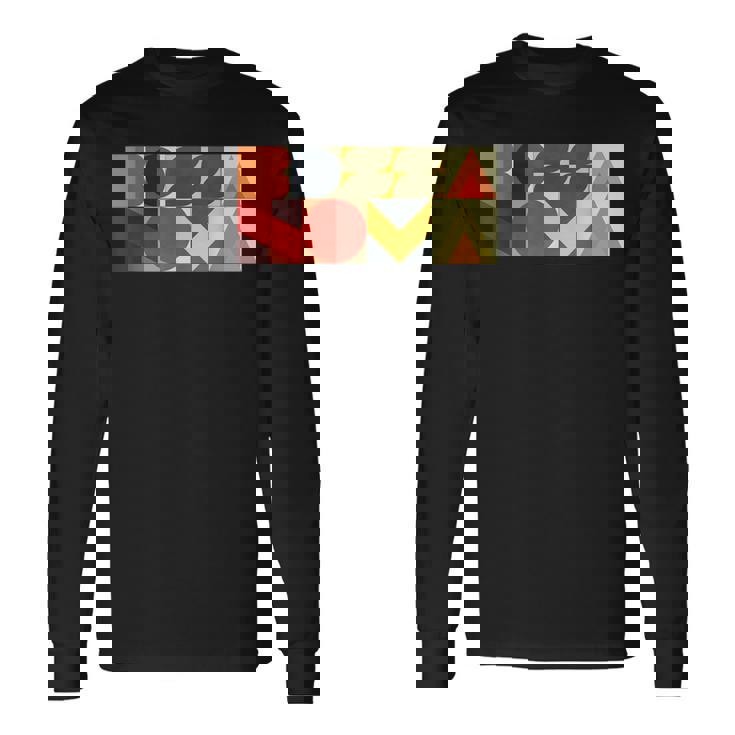 Bossa Nova ブラジル ジャズ ミュージック ヴィンテージ タイポグラフィ 長袖Tシャツ