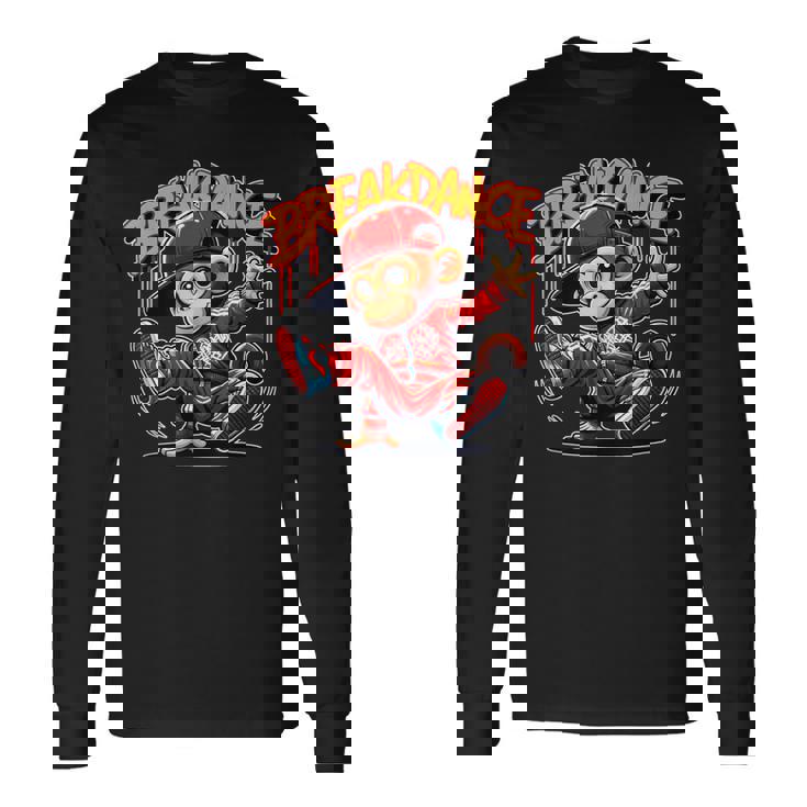 Breakdance ヒップホップ ダンス衣装 モンキー ブレイクダンス 長袖Tシャツ