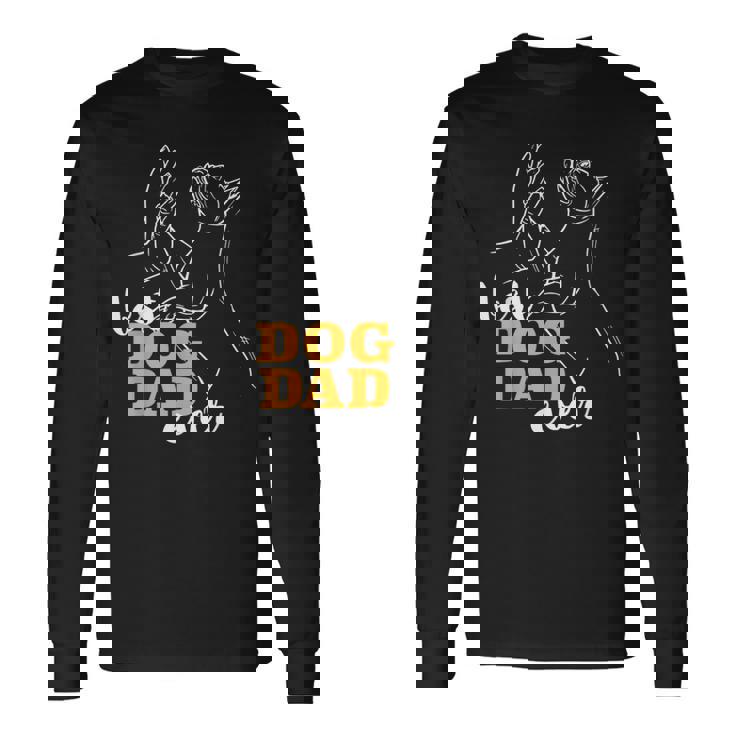 Bulldog Francese Miglior Papà Francese Diempre Maglietta a maniche lunghe