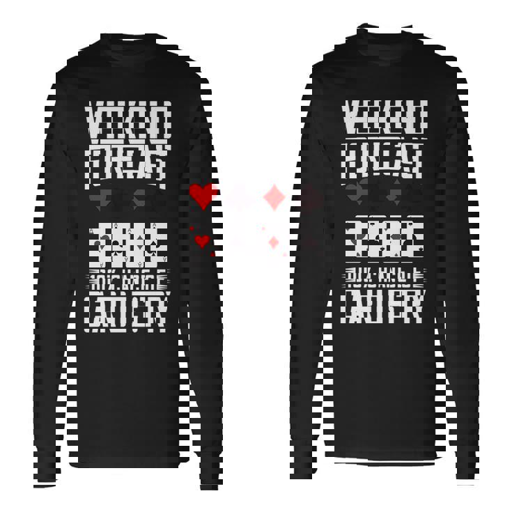 Cardistry デッキカード フローリッシュ トリック トランプ トレーナー 長袖tシャツ 長袖Tシャツ