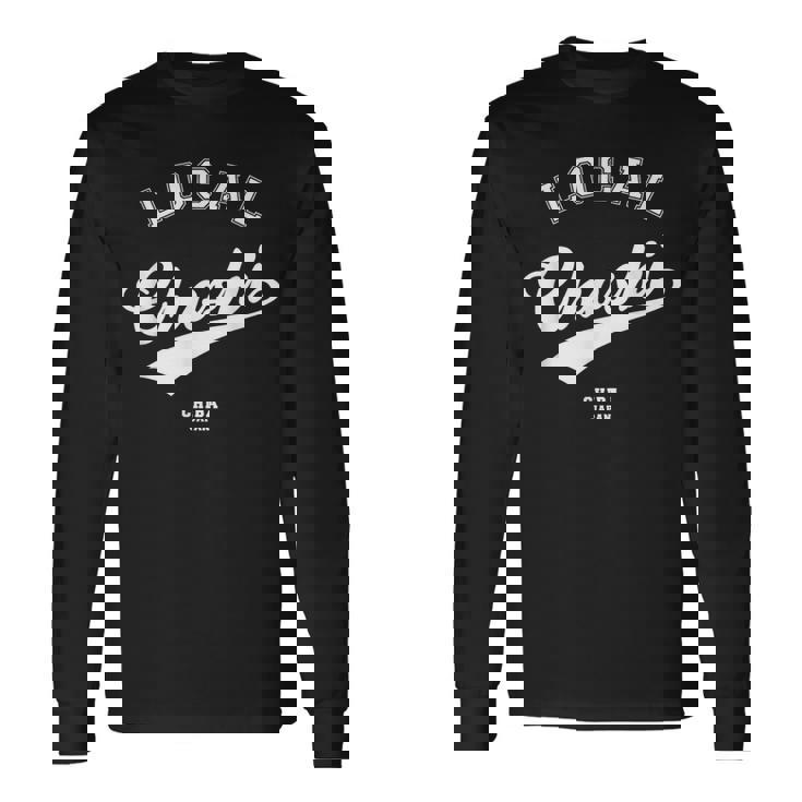 Choshi Local 銚子市ローカル 故郷 長袖Tシャツ