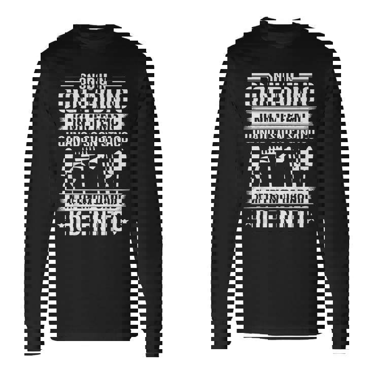 Contadino Regalo Papà Divertente Festa Del Papà Agricoltore Maglietta a maniche lunghe