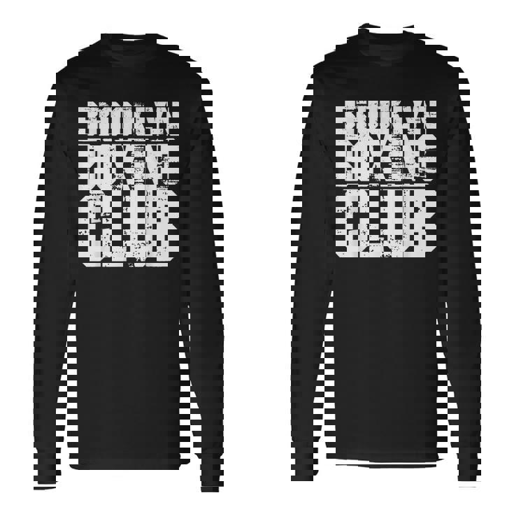 Cool Boxing ブルックリンボクシングクラブtシャツ 長袖Tシャツ