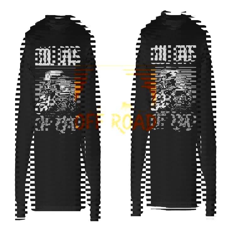 Cool Dads Go Off Road モトクロス レーシング クワッド オフロード レーシング 長袖Tシャツ