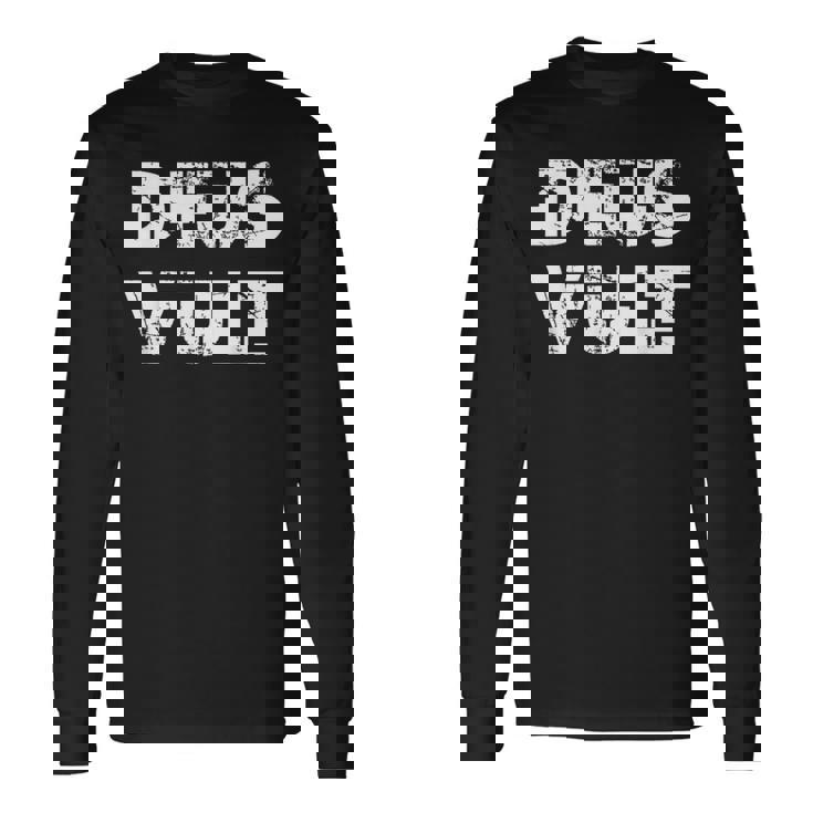 Cool Deusult God Wills It Meme Crusade 長袖Tシャツ