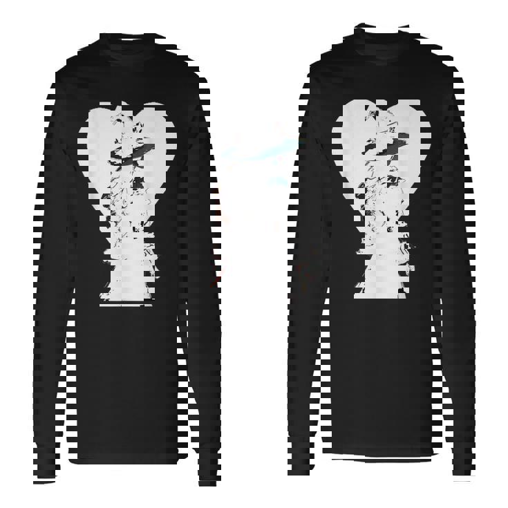 Corazón De Una Bruja Blanca Camiseta de manga larga