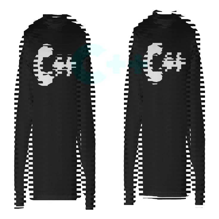 Cプログラマーティー コンピューター開発者 長袖Tシャツ
