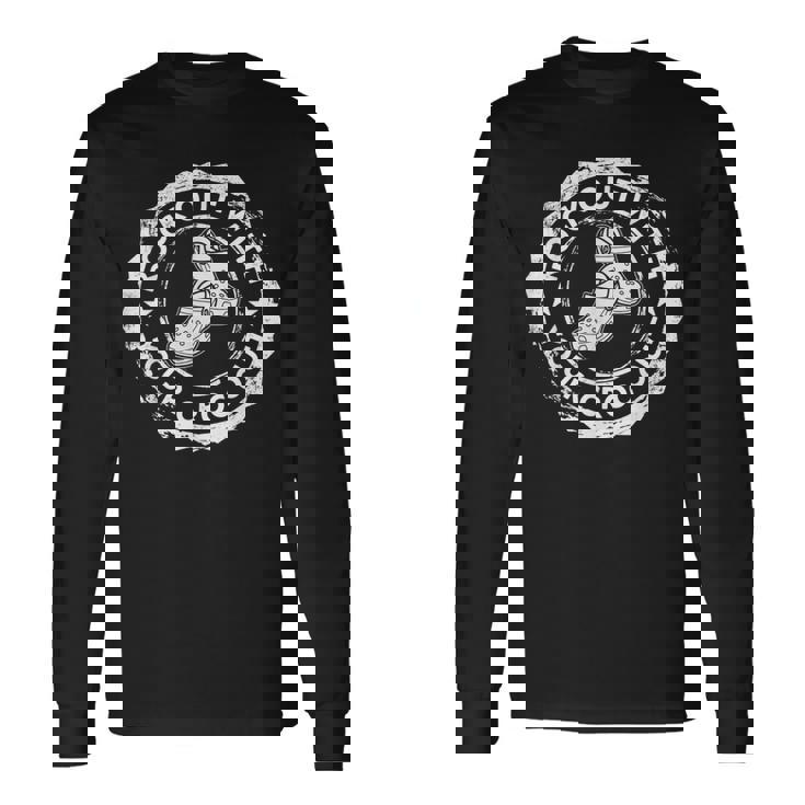 D'infirmière Rétroieilli Avecotre Croc Out T-shirt à manches longues