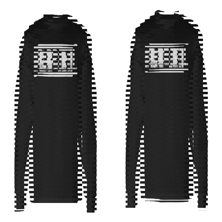 Drummer Paradiddle ドラムスティック 長袖Tシャツ