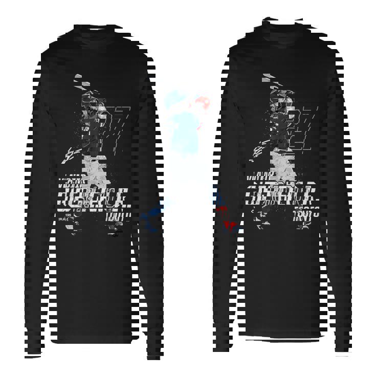 Dynamic Poseladimir Guerrero Jr Toronto Baseball Mlbpa 長袖Tシャツ