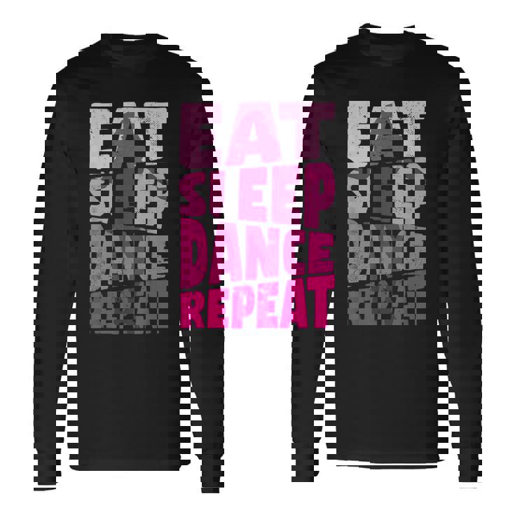 Eatleep Dance リピートダンサー メンズ レディース ダンサー ラブダンス 長袖Tシャツ