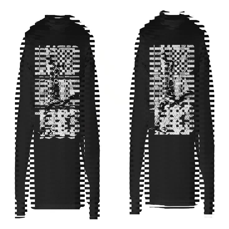 Edición Limitada 1983 Edición Limitada Fútbol Cumpleaños Camiseta de manga larga