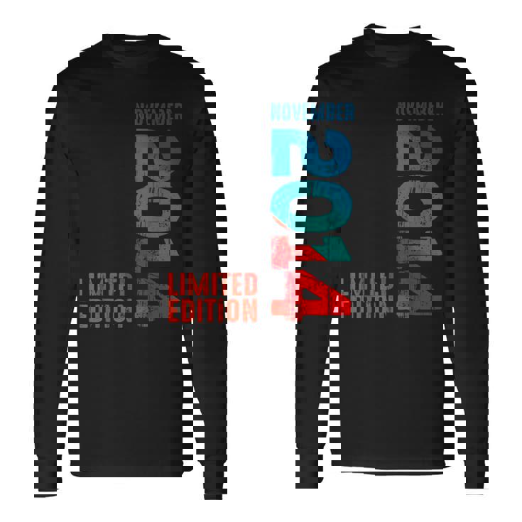 Edición Limitada 2014 Noviembre 2014 Año 2014 Retro 2014 Camiseta de manga larga