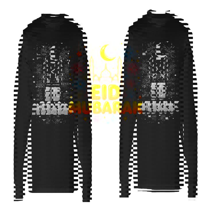 Eid Mubarak 長袖Tシャツ
