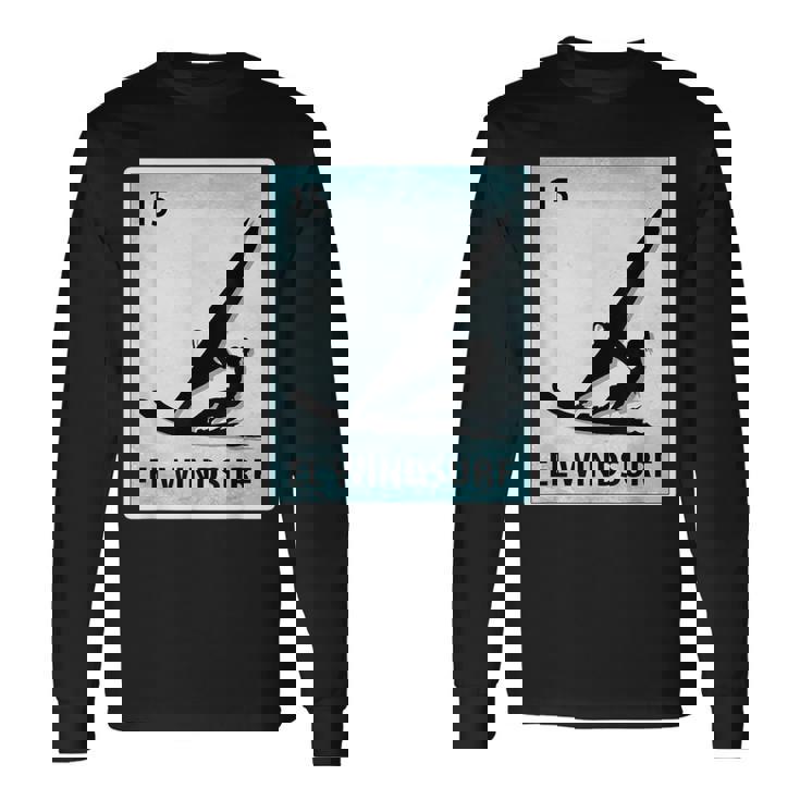 El Windsurf メキシカンウインドサーフィンカード 長袖Tシャツ