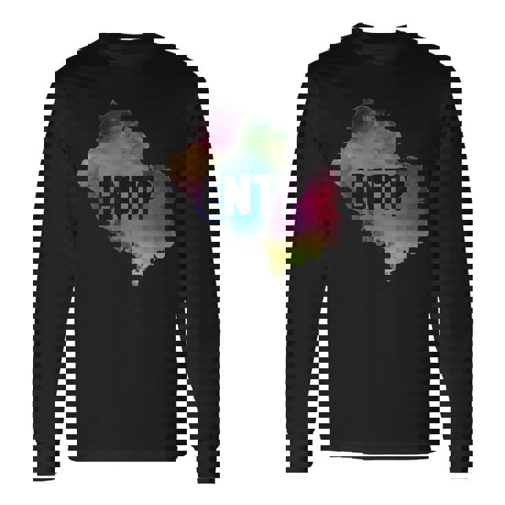 Entp Extrovert Myers Briggs パーソナリティタイプ 水彩画 長袖Tシャツ