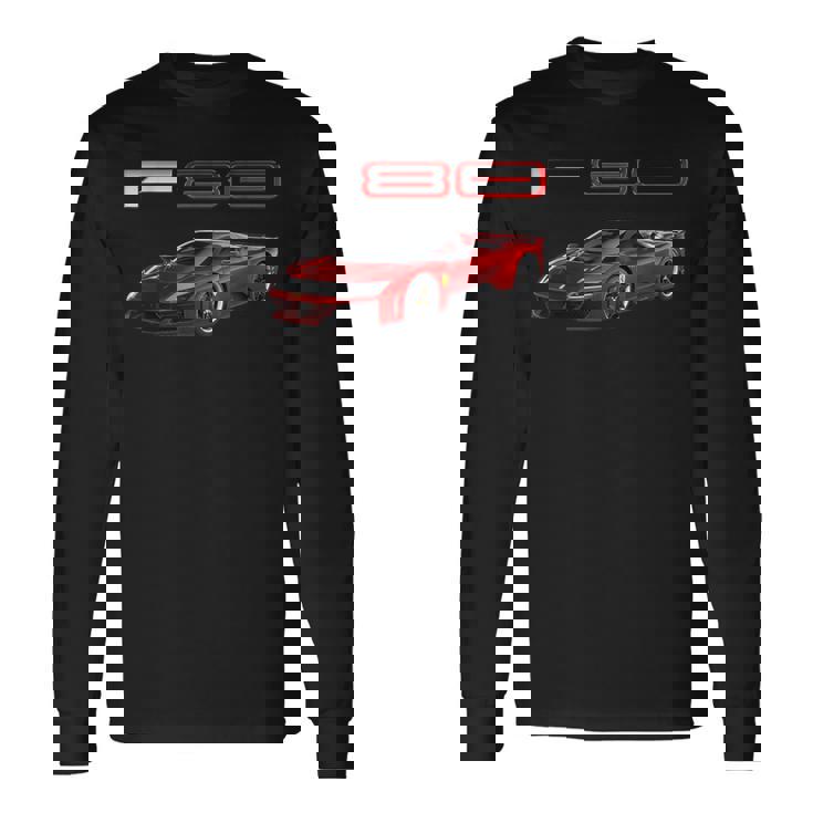 F80 イタリア ハイパー カー スー 長袖Tシャツ