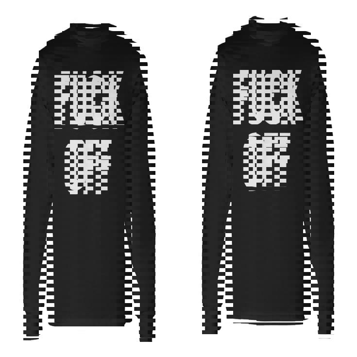 Fack Off – デザイン – Fuck Off 長袖Tシャツ
