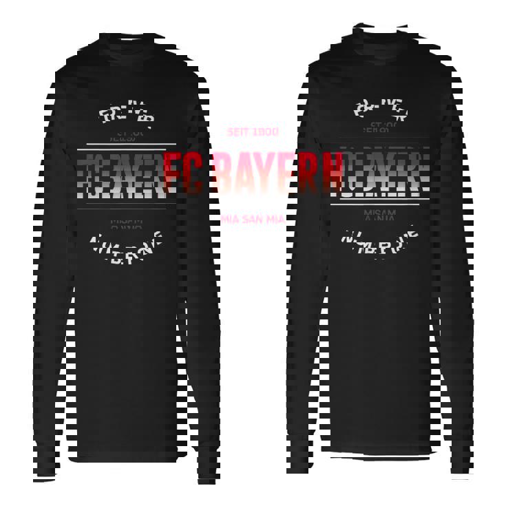 Fcバイエルン・ミュンヘン フォーエバー ナンバーワン 長袖Tシャツ