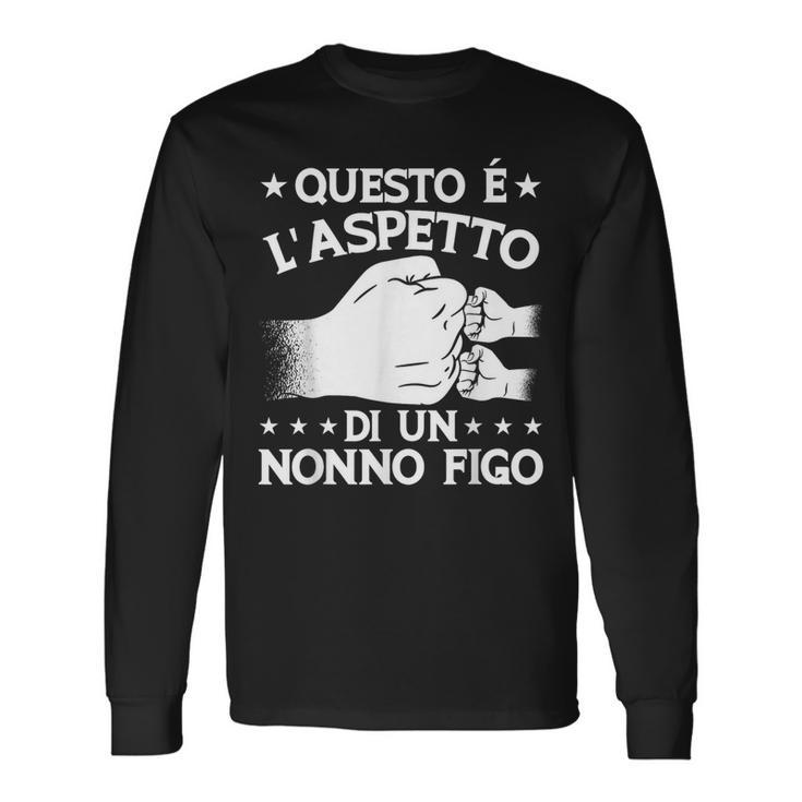 Festa Del Papà Questo È L'aspetto Di Un Nonno Figo Maglietta a maniche lunghe