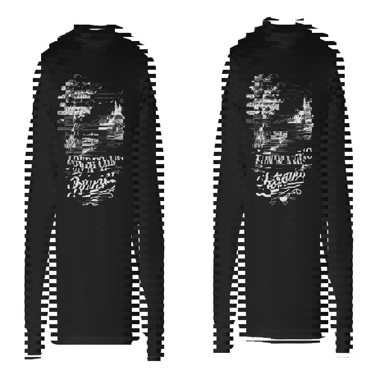 I Found My Calling Retirement ユーモア 退職者 シニア 長袖tシャツ 長袖Tシャツ