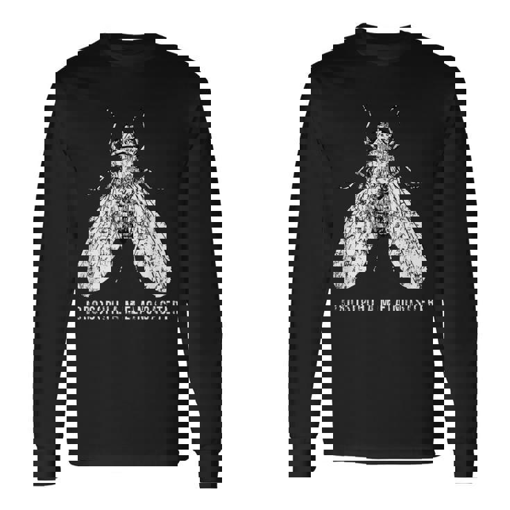 Fruit Fly Drosophila Melanogaster Forcientists 長袖Tシャツ