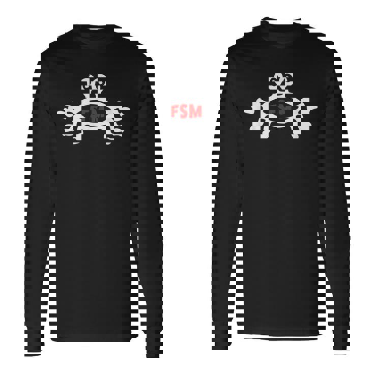 Fsm フライングスパゲッティモンスター 長袖Tシャツ