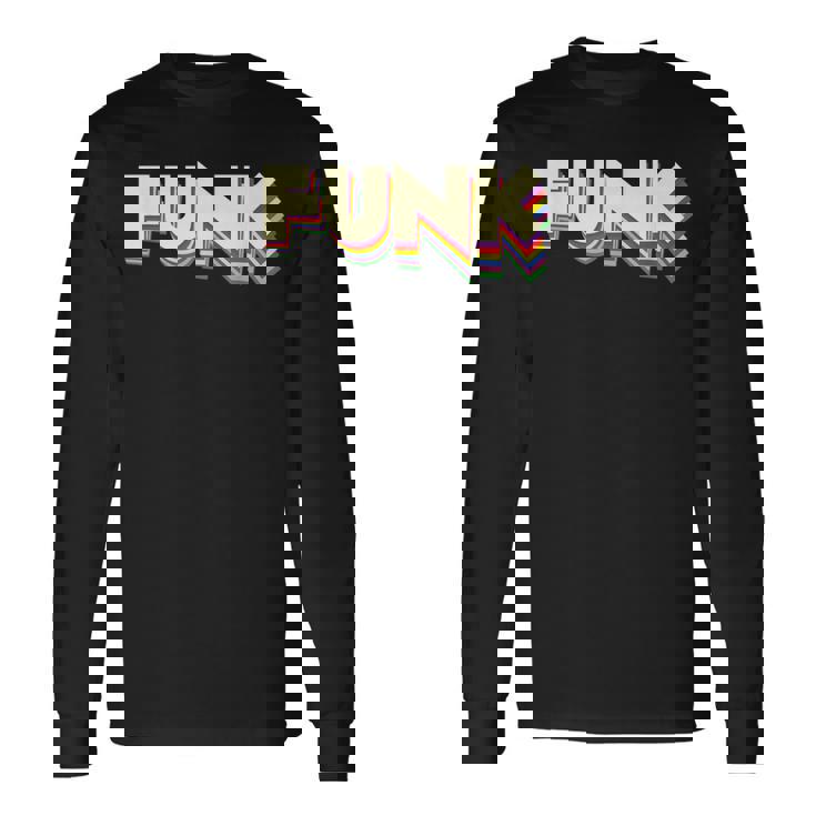 Funk ファンク、ソウル、ジャズ&ヒップホップミュージック ファン向け 長袖Tシャツ