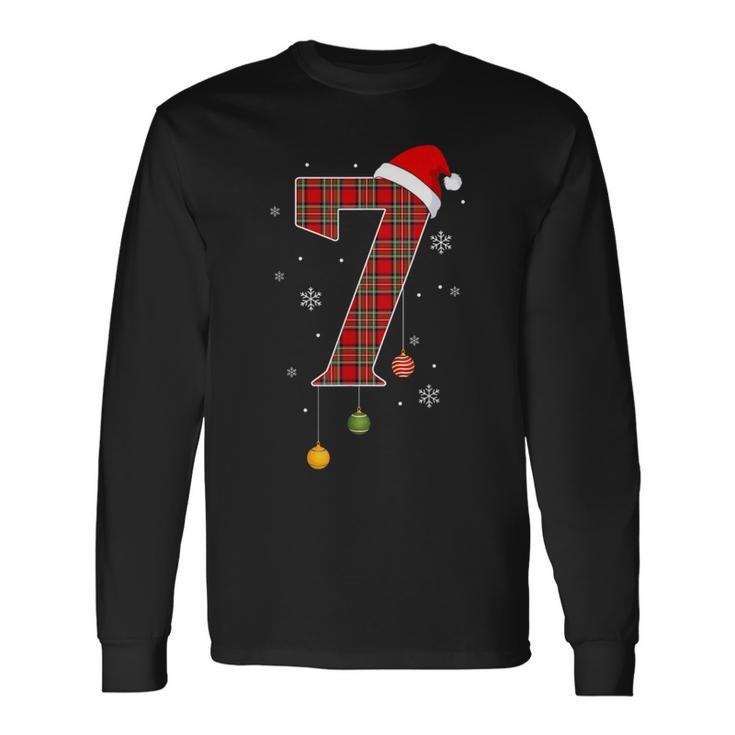 67 Six Seven Meme Couple Matching Christmas Pajamas Pj Long Sleeve T-Shirt