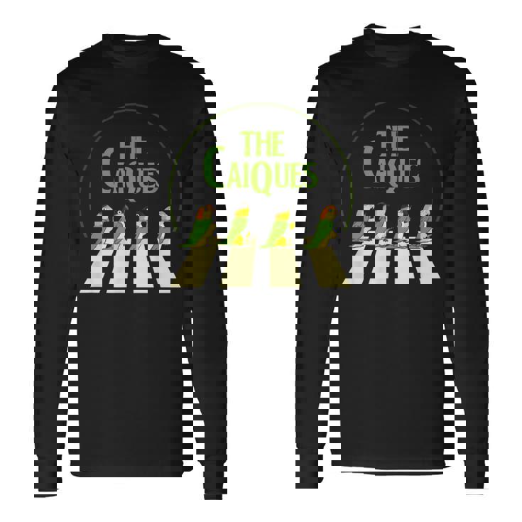 Birb Parrot Pet Doodle Parody The Caiques 長袖Tシャツ