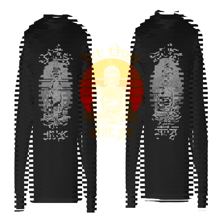 Let Thathit Go ブッダシャツ 長袖Tシャツ